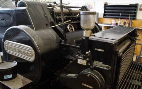 Manchester Printing machine