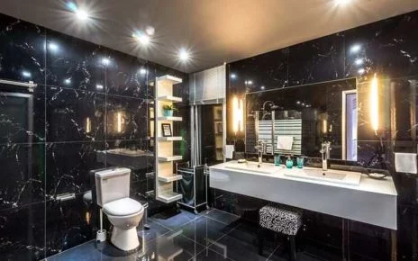 Bathroom with lighting